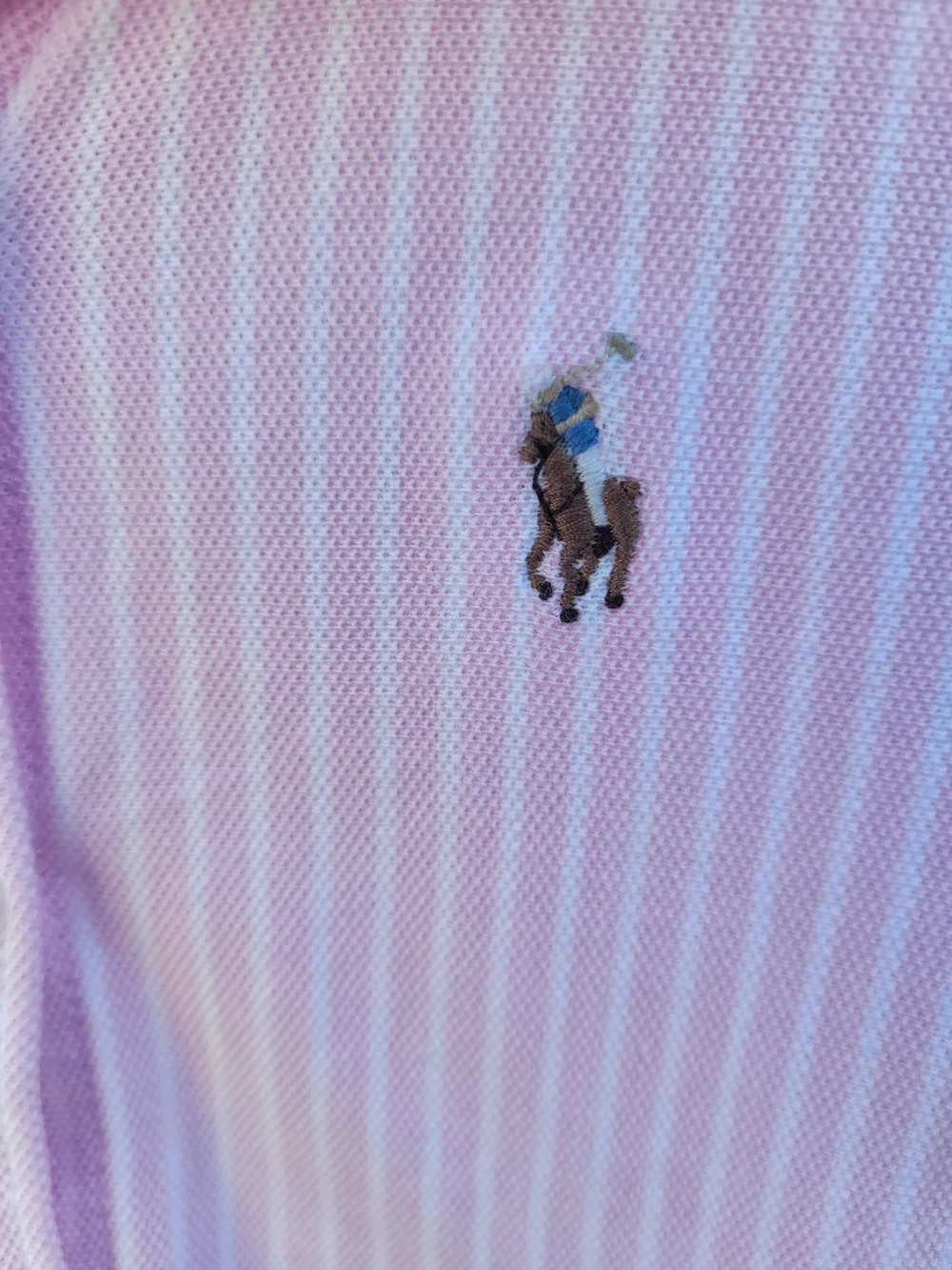 Ralph Lauren Pink Striped Polo Dress - Girls
